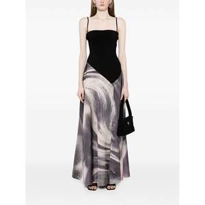 Jonathan Simkhai | Dresses | New Jonathan Simkhai Kory Bustier Maxi Dress  In Black Print | Poshmark